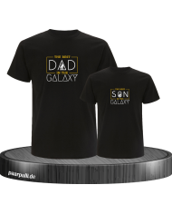 Best Dad and Son of the Galaxy für Vater und Sohn