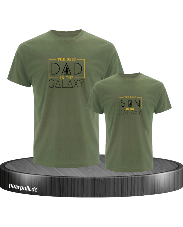 Best Dad and Son of the Galaxy für Vater und Sohn