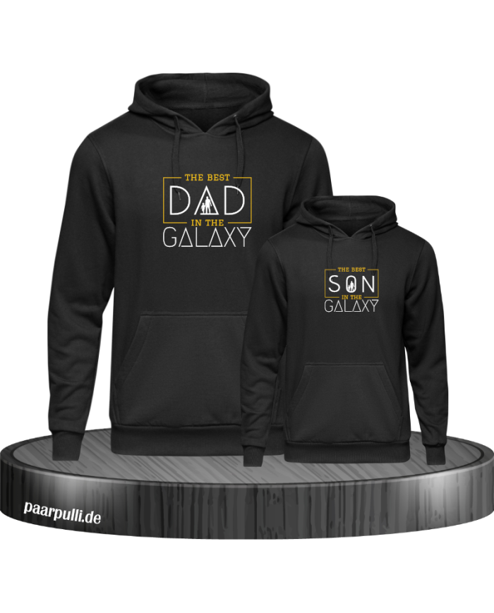Best Dad and Son of the Galaxy Hoodies für Vater und Sohn
