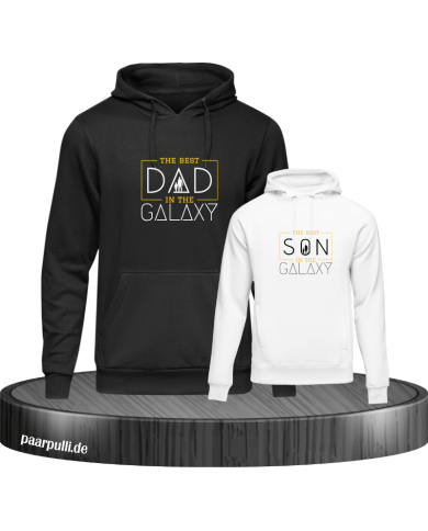 Best Dad and Son of the Galaxy Hoodies für Vater und Sohn Best Dad and Son of the Galaxy Hoodies für Vater und Sohn