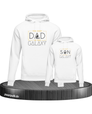 Best Dad and Son of the Galaxy Hoodies für Vater und Sohn