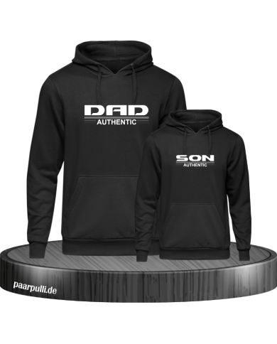 Dad and Son Authentic Hoodies für Vater und Sohn Dad and Son Authentic Hoodies für Vater und Sohn