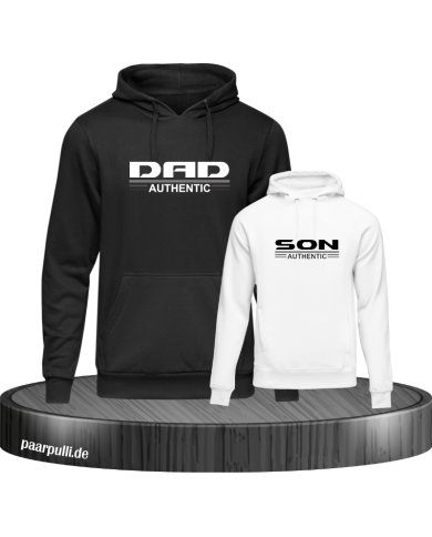 Dad and Son Authentic Hoodies für Vater und Sohn Dad and Son Authentic Hoodies für Vater und Sohn
