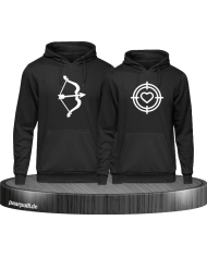 Bogen und Zielscheibe Partnerlook