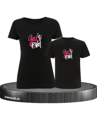 Girl Power Partnerlook T-Shirts für Mutter und Kind
