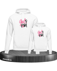 Girl Power Partnerlook Mutter und Kind Hoodies