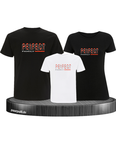 Perfect Family Division 3er Familienset T-Shirts Perfect Family Division 3er Familienset T-Shirts
