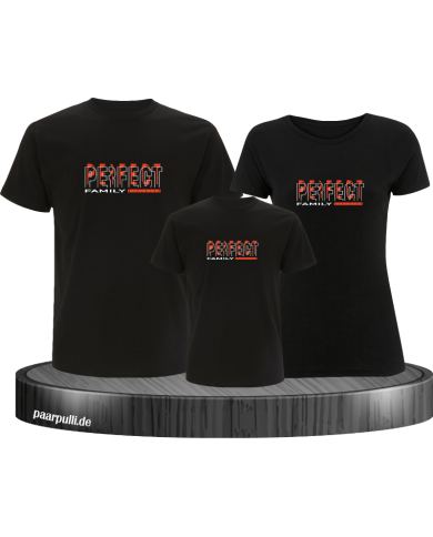 Perfect Family Division 3er Familienset T-Shirts Perfect Family Division 3er Familienset T-Shirts