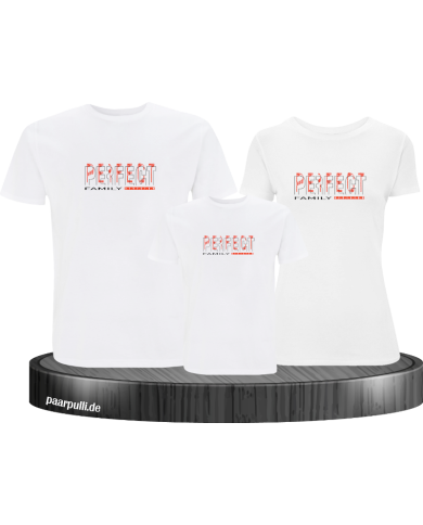 Perfect Family Division 3er Familienset T-Shirts Perfect Family Division 3er Familienset T-Shirts