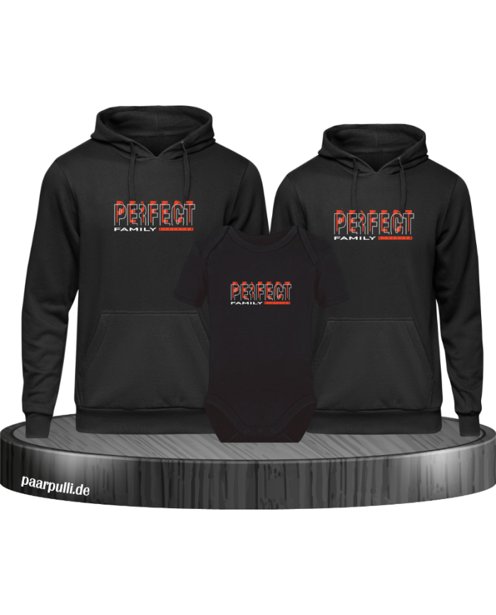 Perfect Family Division 3er Hoodies mit Baby Body