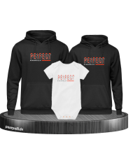 Perfect Family Division 3er Hoodies mit Baby Body