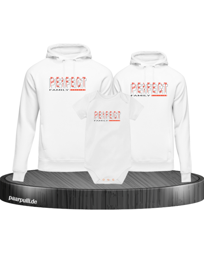 Perfect Family Division 3er Hoodies mit Baby Body