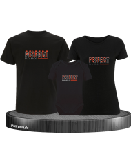Perfect Family Division 3er Familienset T-Shirts mit  Babybody