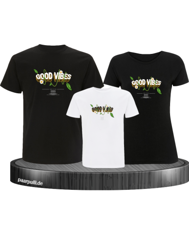 Good Vibe 3er Familienset T-Shirts Good Vibe 3er Familienset T-Shirts