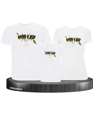 Good Vibe 3er Familienset T-Shirts Good Vibe 3er Familienset T-Shirts