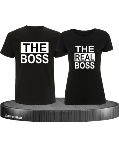 Shirt-Set The Real Boss Partnerlook
