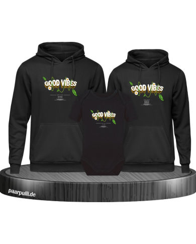 Good Vibe 3er Hoodies mit Baby Body Good Vibe 3er Hoodies mit Baby Body