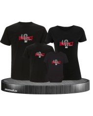 Instinct Family 4er Familienset T-Shirts mit Babybody