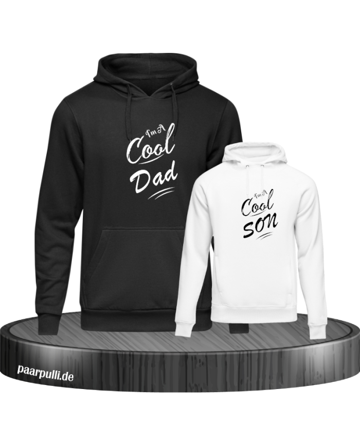 I'm a cool Dad and Son Mutter und Kind Hoodies