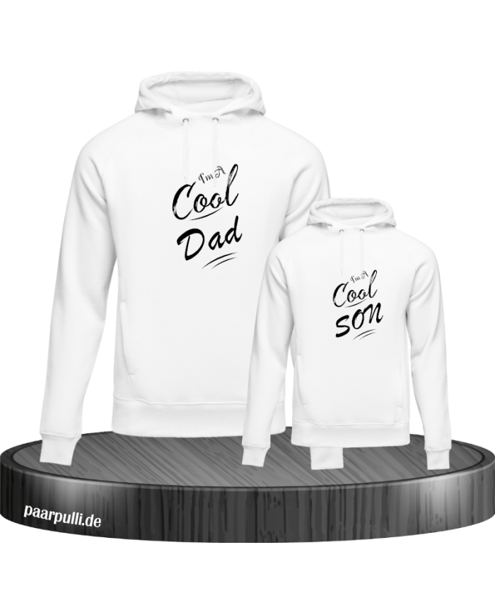 I'm a cool Dad and Son Mutter und Kind Hoodies