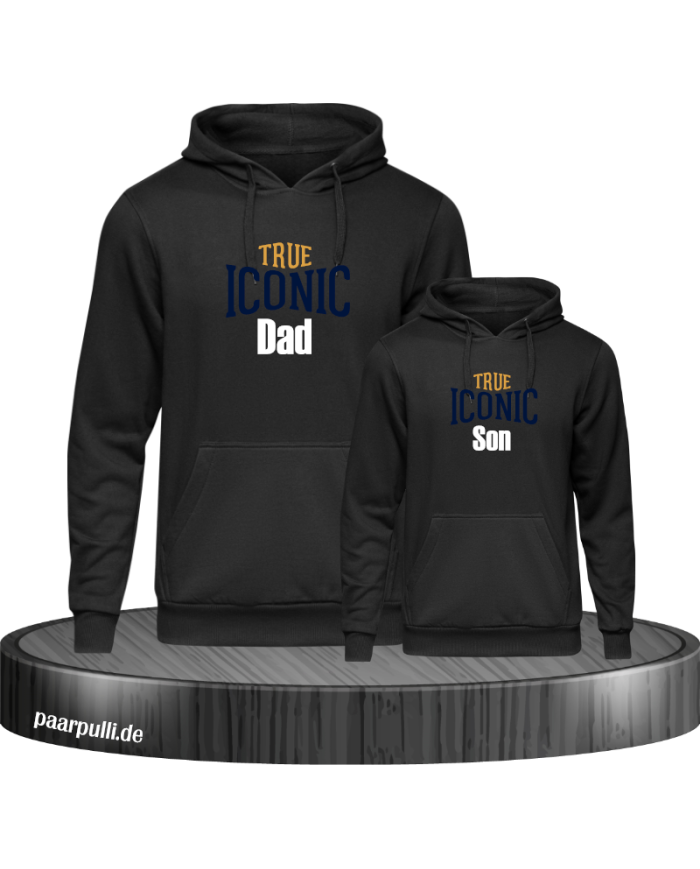 The Iconic Dad and Son Vater und Kind Hoodies