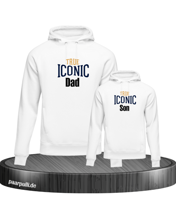 The Iconic Dad and Son Vater und Kind Hoodies