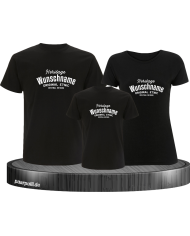 Heritage Wunschname 3er Familienset T-Shirts