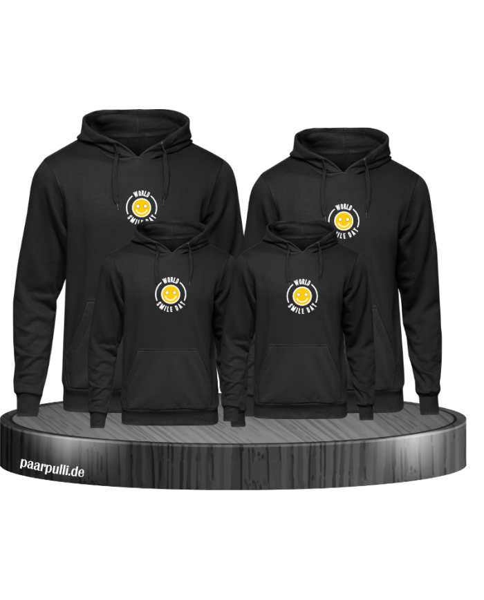 World Smile Day Familienlook Hoodie