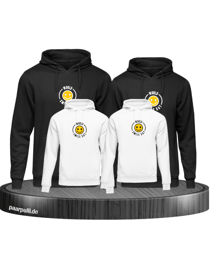 World Smile Day Familienlook Hoodie