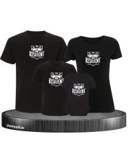 You are Resilient 4er Familienset T-Shirts mit Babybody