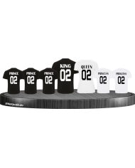 King Queen Prince Prince 7er Set Familienlook