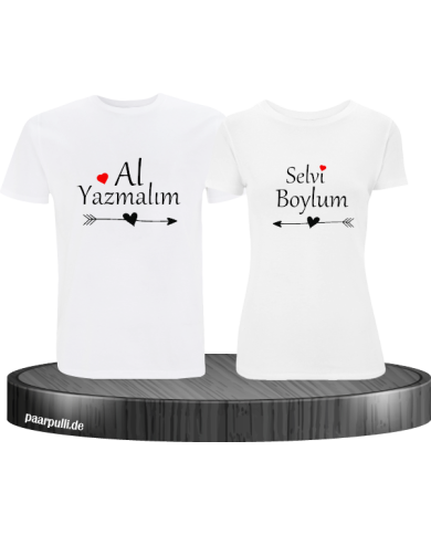 Al Yazmalim Selvi Boylum weiß Shirt Al Yazmalim Selvi Boylum weiß Shirt