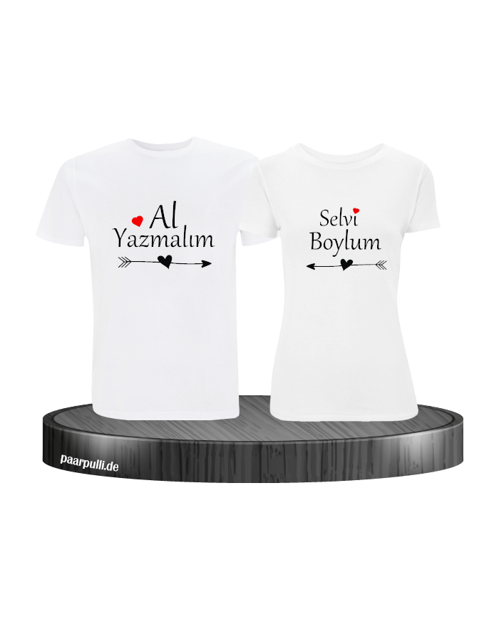 Al Yazmalim Selvi Boylum weiß Shirt Al Yazmalim Selvi Boylum weiß Shirt