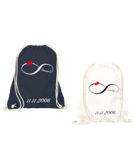 She is Mine He is Mine Turnbeutel