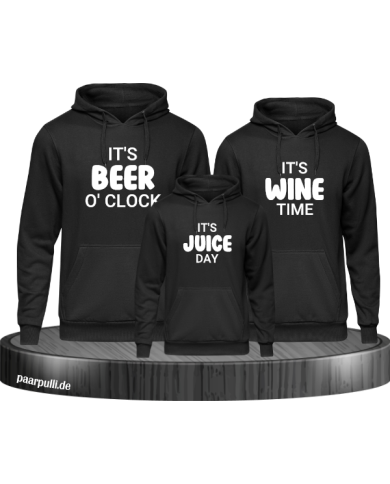 It's beer o'clock It's wine time It's juice day It's beer o'clock It's wine time It's juice day