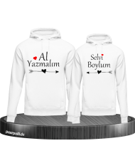 Al Yazmalim Selvi Boylum weiß Hoodie
