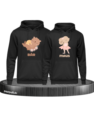 Bär & Maus schwarz Bär & Maus schwarz