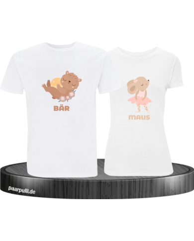 Bär & Maus weiß Bär & Maus weiß