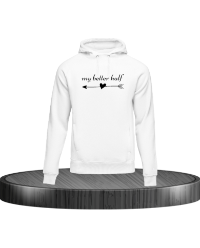 my better half Hoodie in Größe L