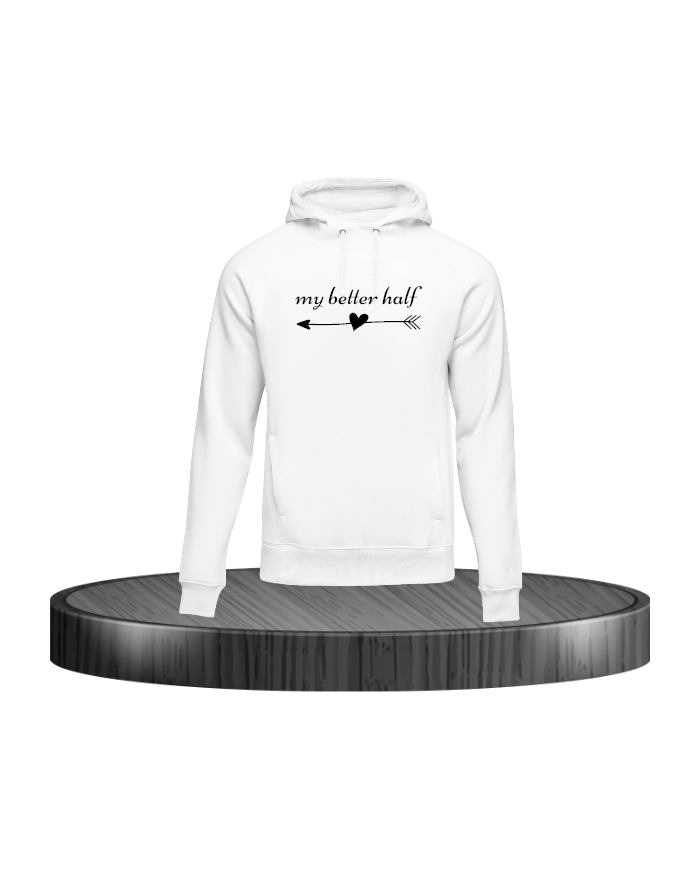 my better half Hoodie in Größe L