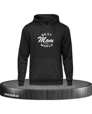 BEST Mam IN THE WORLD Damen Pulli Schwarz Größe L