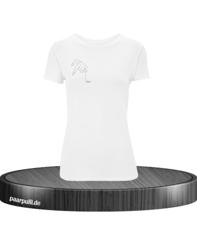 Forever Damen T-Shirt Weiß in Größe M