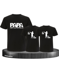 Papa Der Superheld 3er Familien T-Shirt