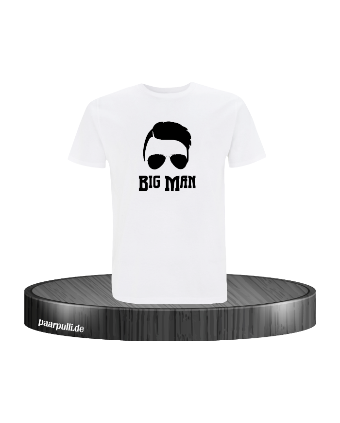 Big Man T-Shirt Weiß Herren Größe M
