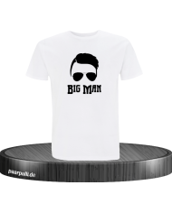 Big Man T-Shirt Weiß Herren Größe M