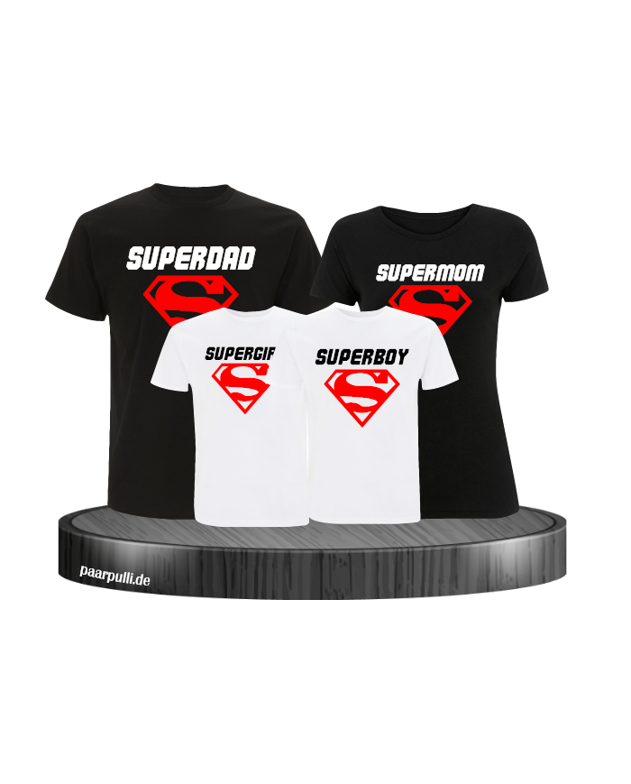 Superfamilie Partnerlook in schwarz Weiß