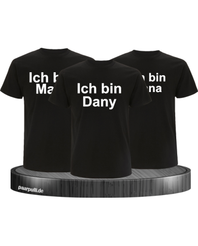 Betrunken T-Shirt Vorne Hinten 3er sed Herren Betrunken T-Shirt Vorne Hinten 3er sed Herren