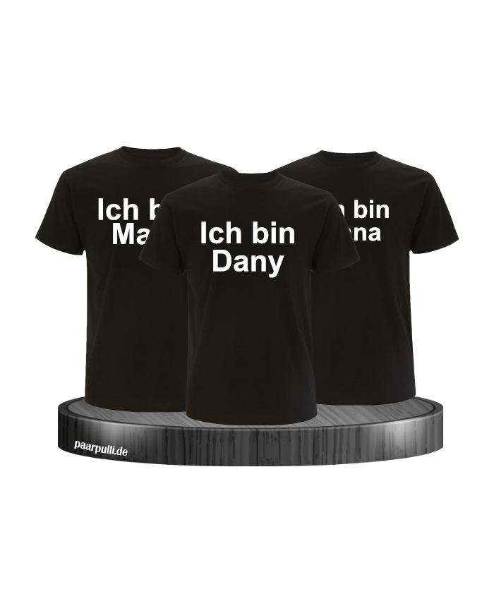 Betrunken T-Shirt Vorne Hinten 3er sed Herren