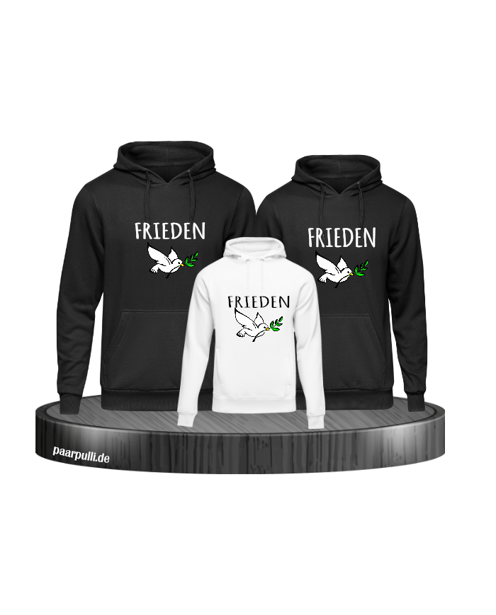 Frieden 3er Hoodie Set