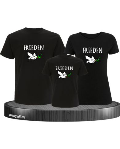 Frieden 3er Familienset T-Shirts Frieden 3er Familienset T-Shirts